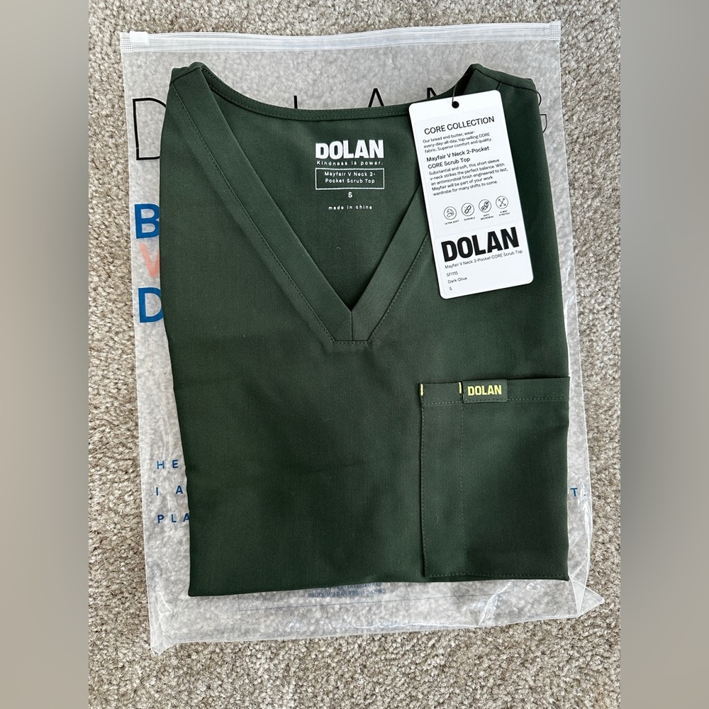 Dolan Mayfair V Neck 2-pocket core scrub top